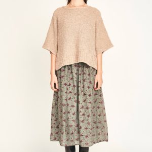 Fez Boucle Top in Graham Cracker