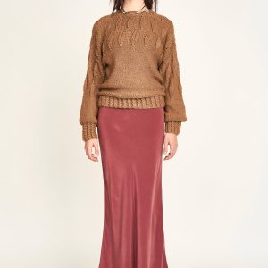 Santander Skirt in Merlot